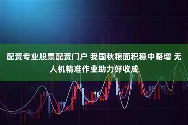 配资专业股票配资门户 我国秋粮面积稳中略增 无人机精准作业助力好收成